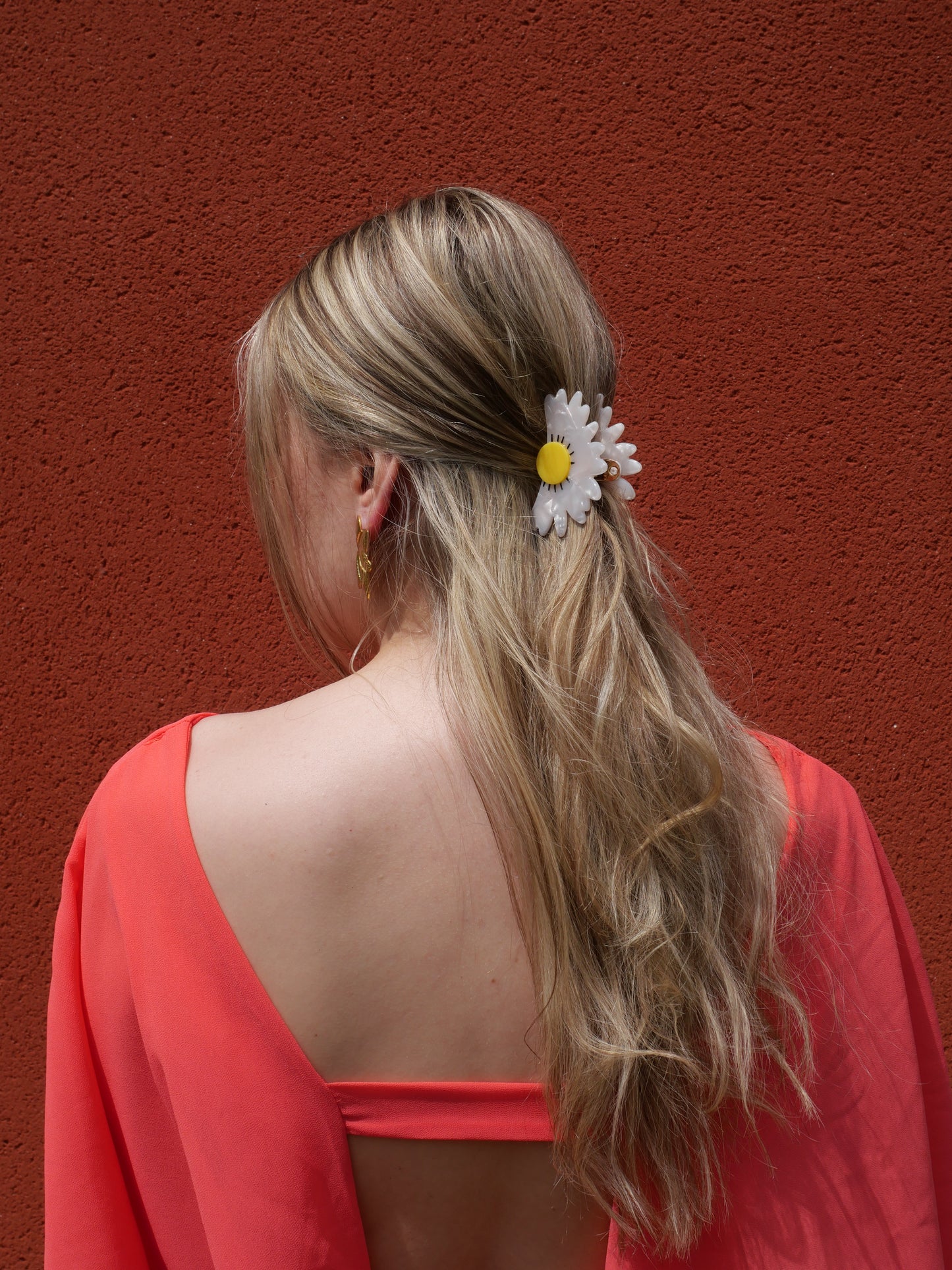 La marguerite - Pince à cheveux fantaisie — Format M
