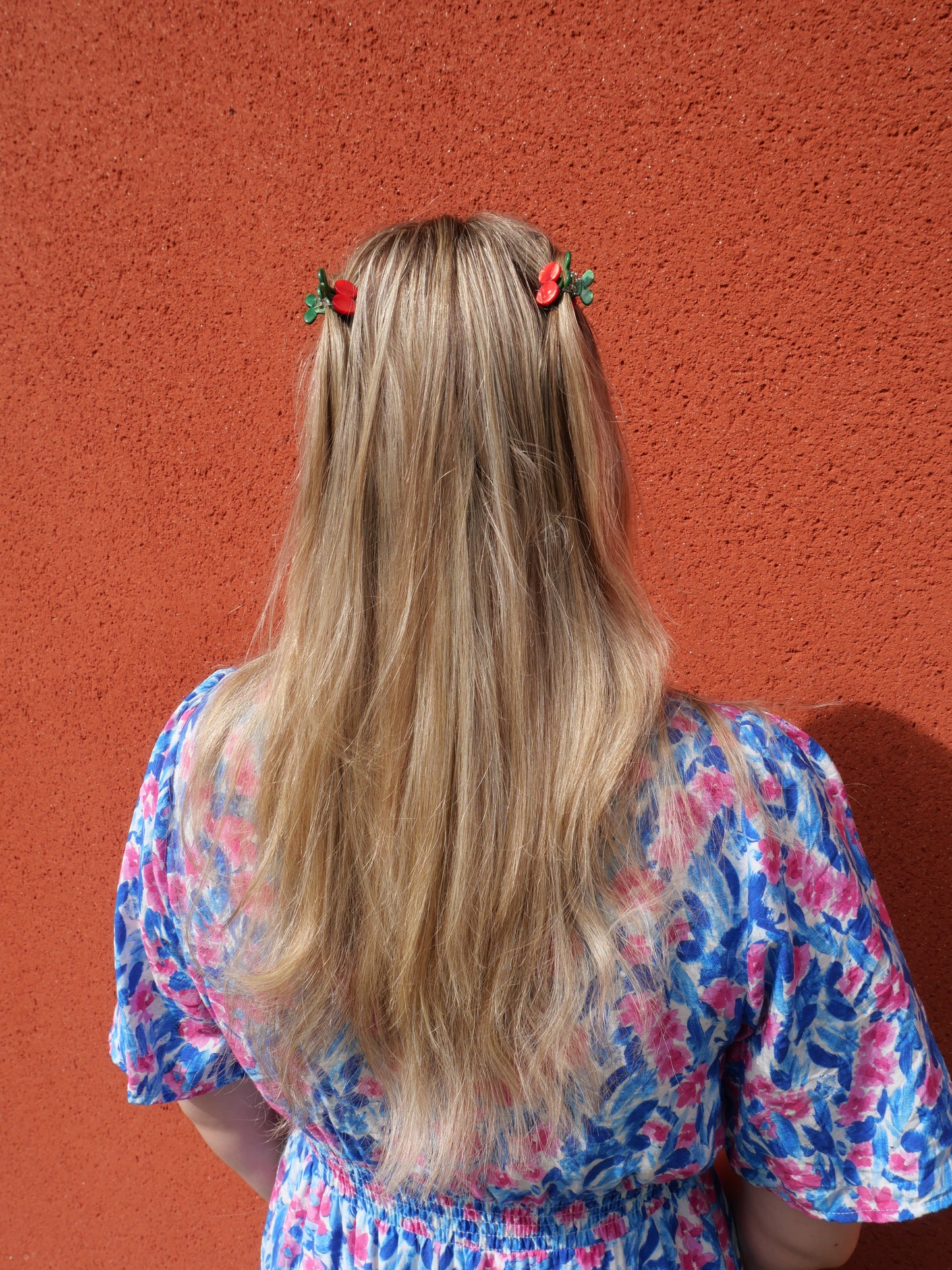 Les petites cerises - Pinces à cheveux fantaisie — Format XS