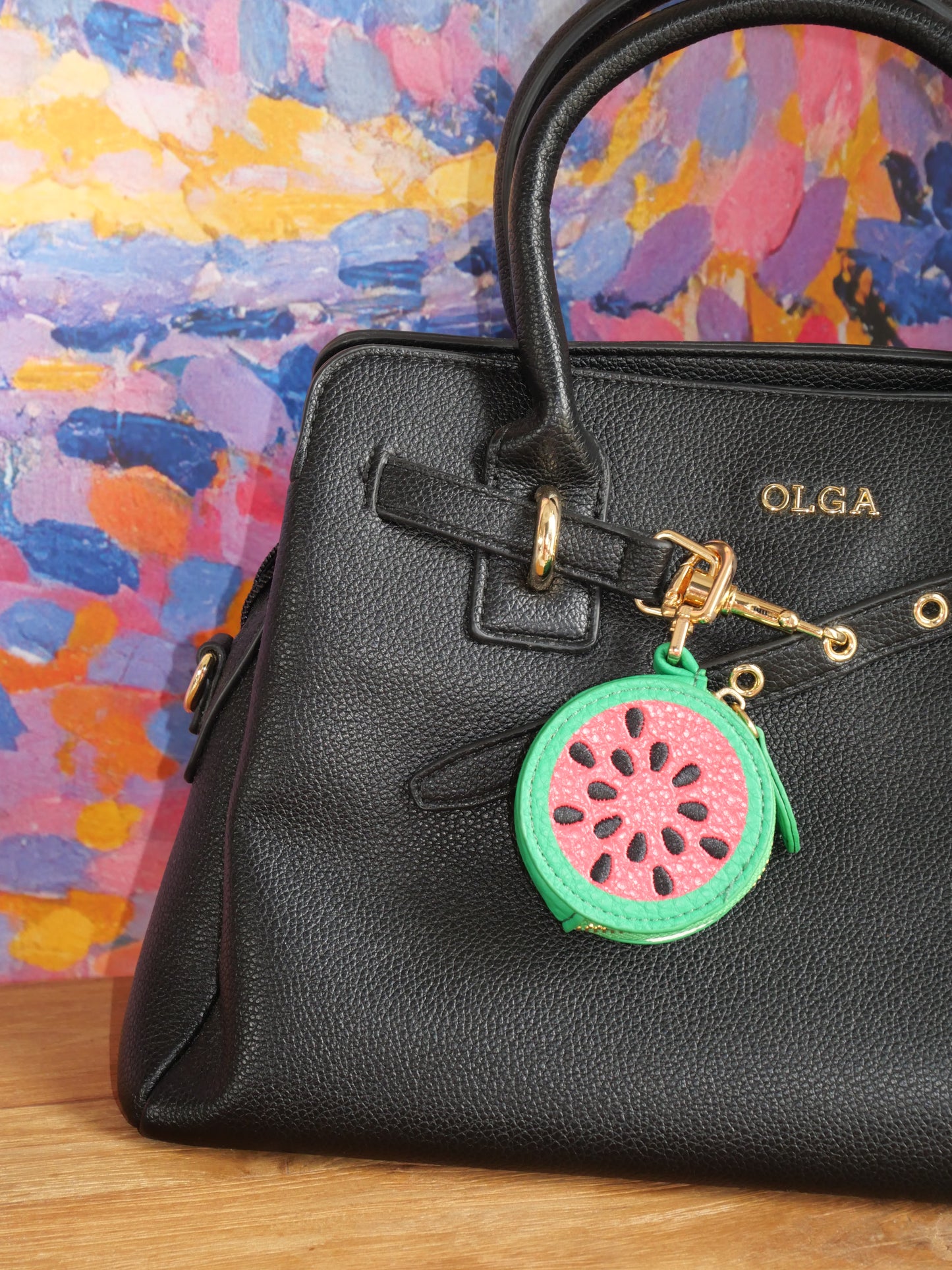 Bijou de sac Pastèque — Mini porte-monnaie