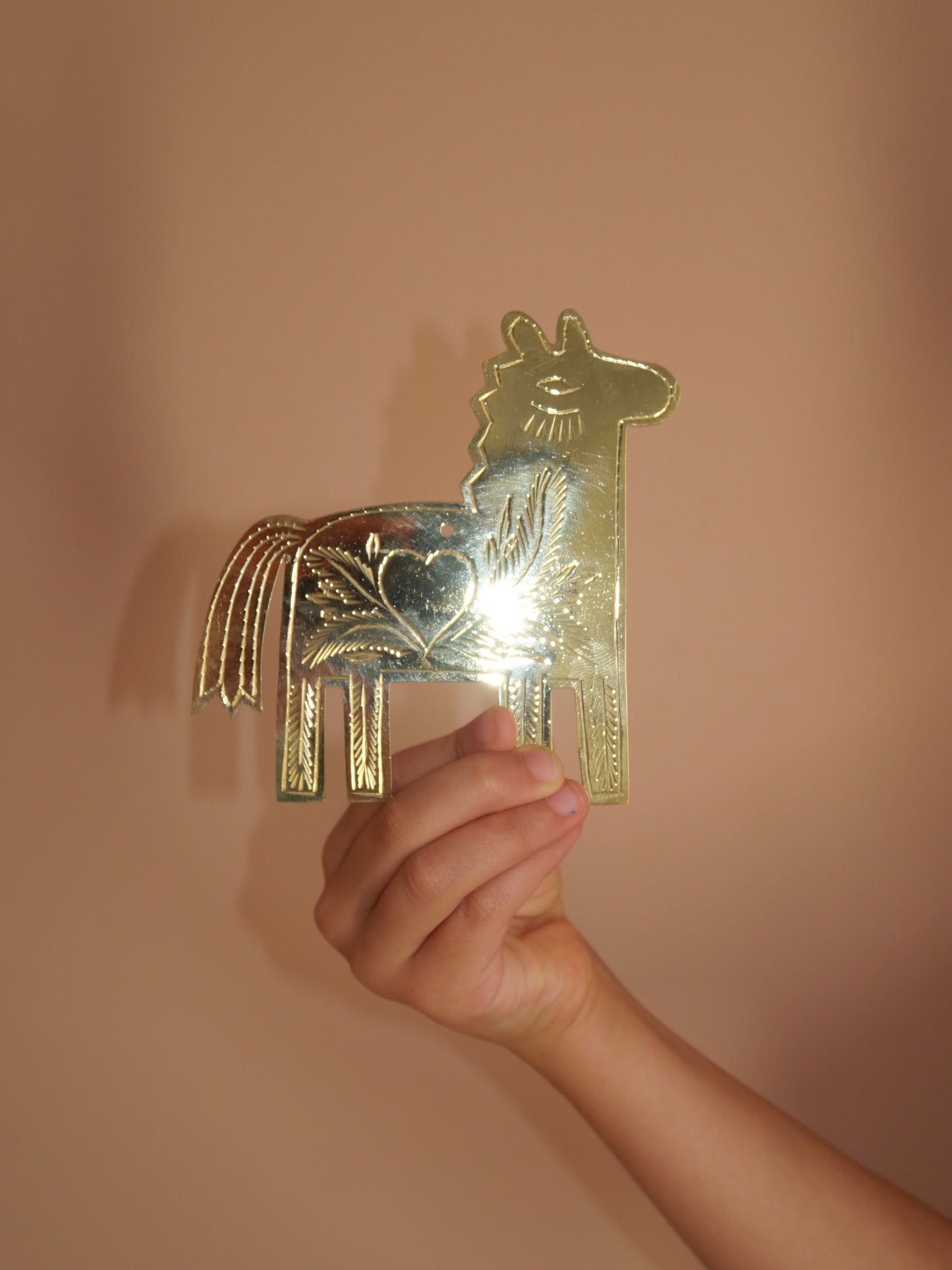 Cheval en laiton