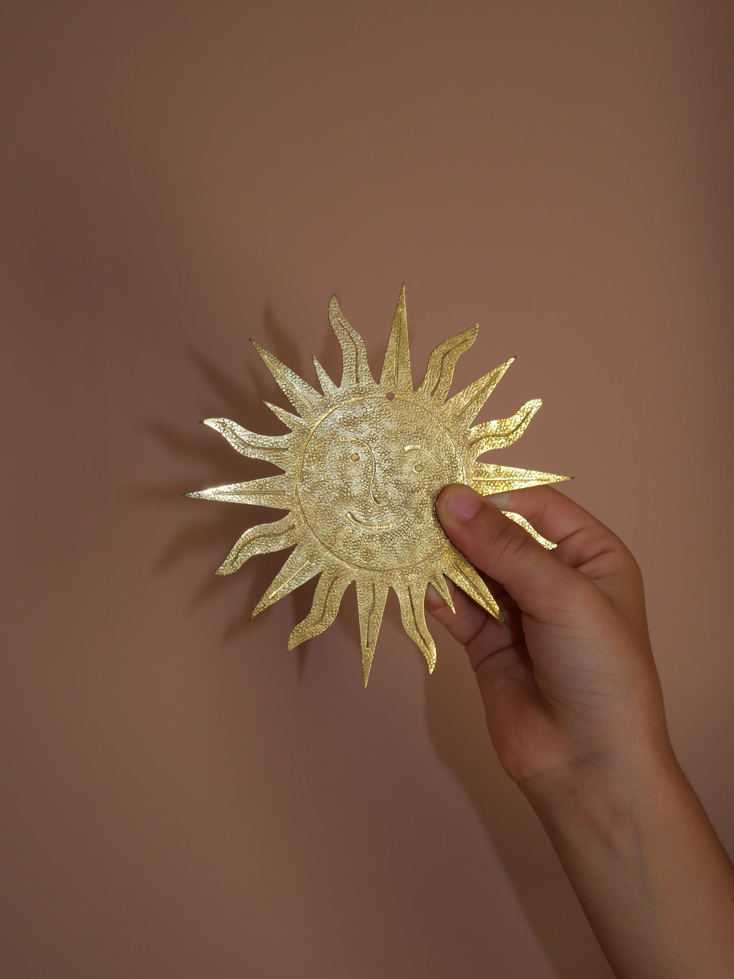Soleil mystique en laiton
