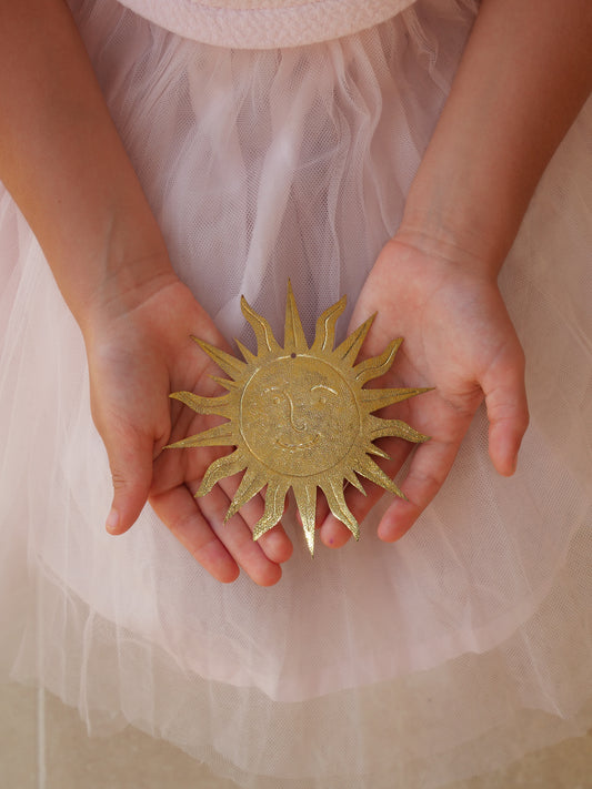 Soleil mystique en laiton