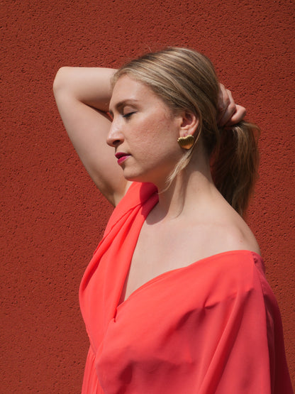 Boucles d’oreilles Cœur — Acier inoxydable