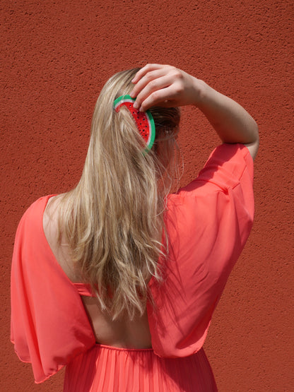 Peigne à cheveux - Pastèque