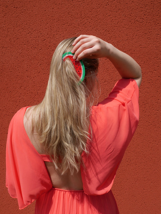 Peigne à cheveux - Pastèque