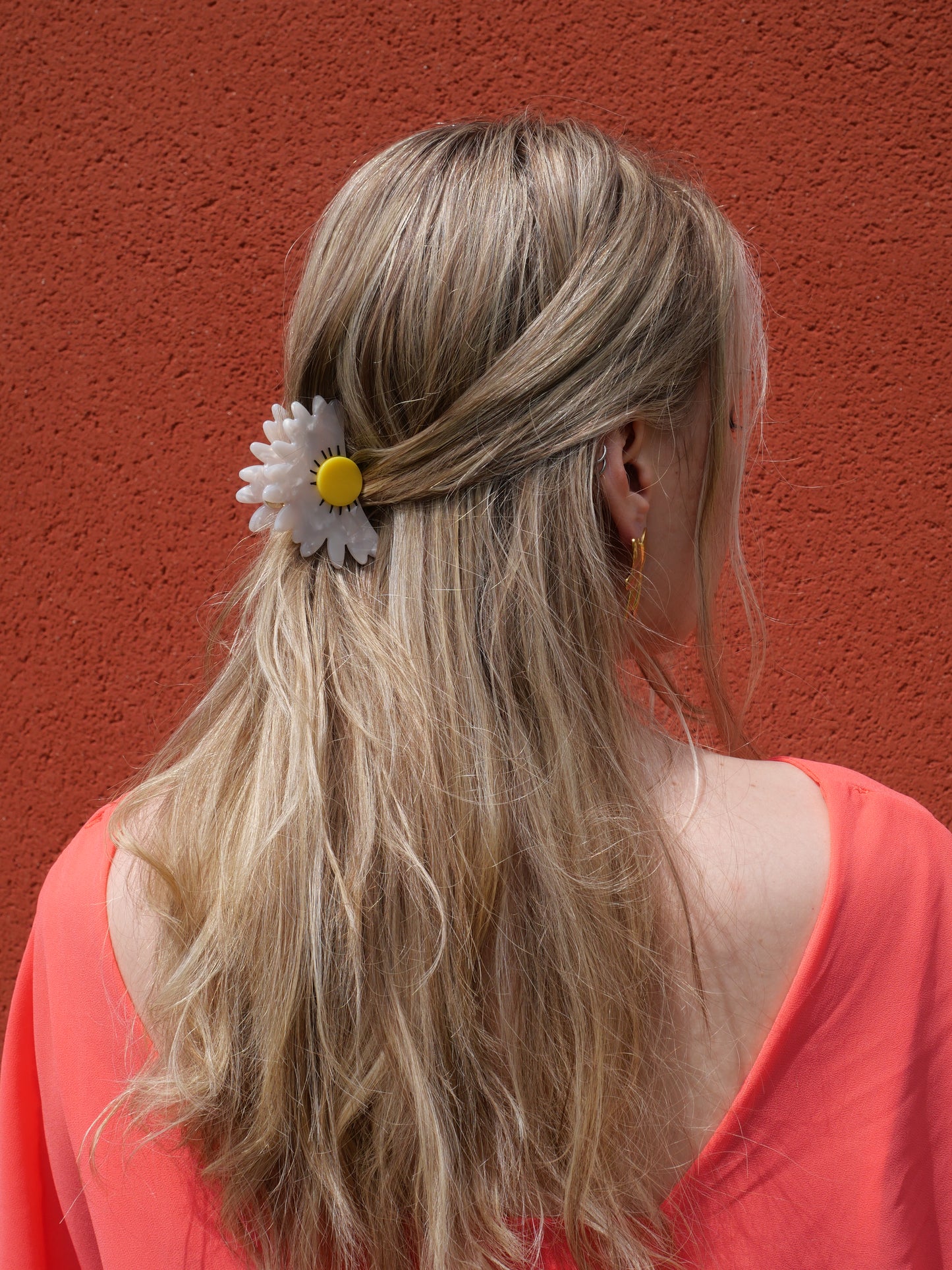 La marguerite - Pince à cheveux fantaisie — Format M