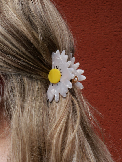La marguerite - Pince à cheveux fantaisie — Format M