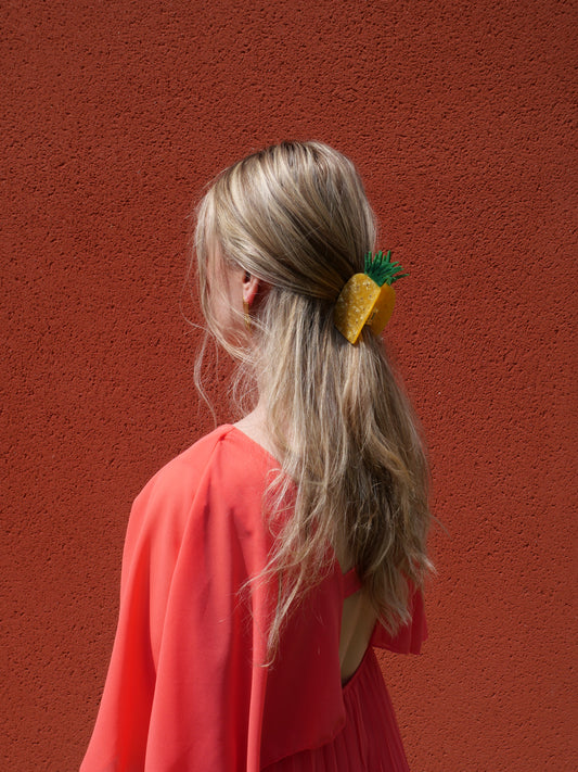 L'ananas - Pince à cheveux fantaisie — Format M