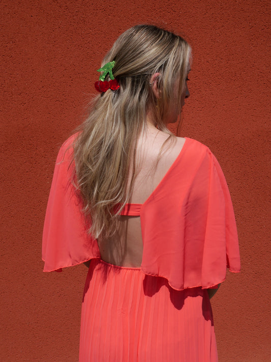 Cerises 2 - Pince à cheveux fantaisie — Format M