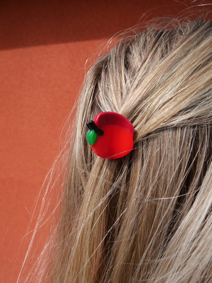 Les petites pommes - Pinces à cheveux fantaisie — Format XS