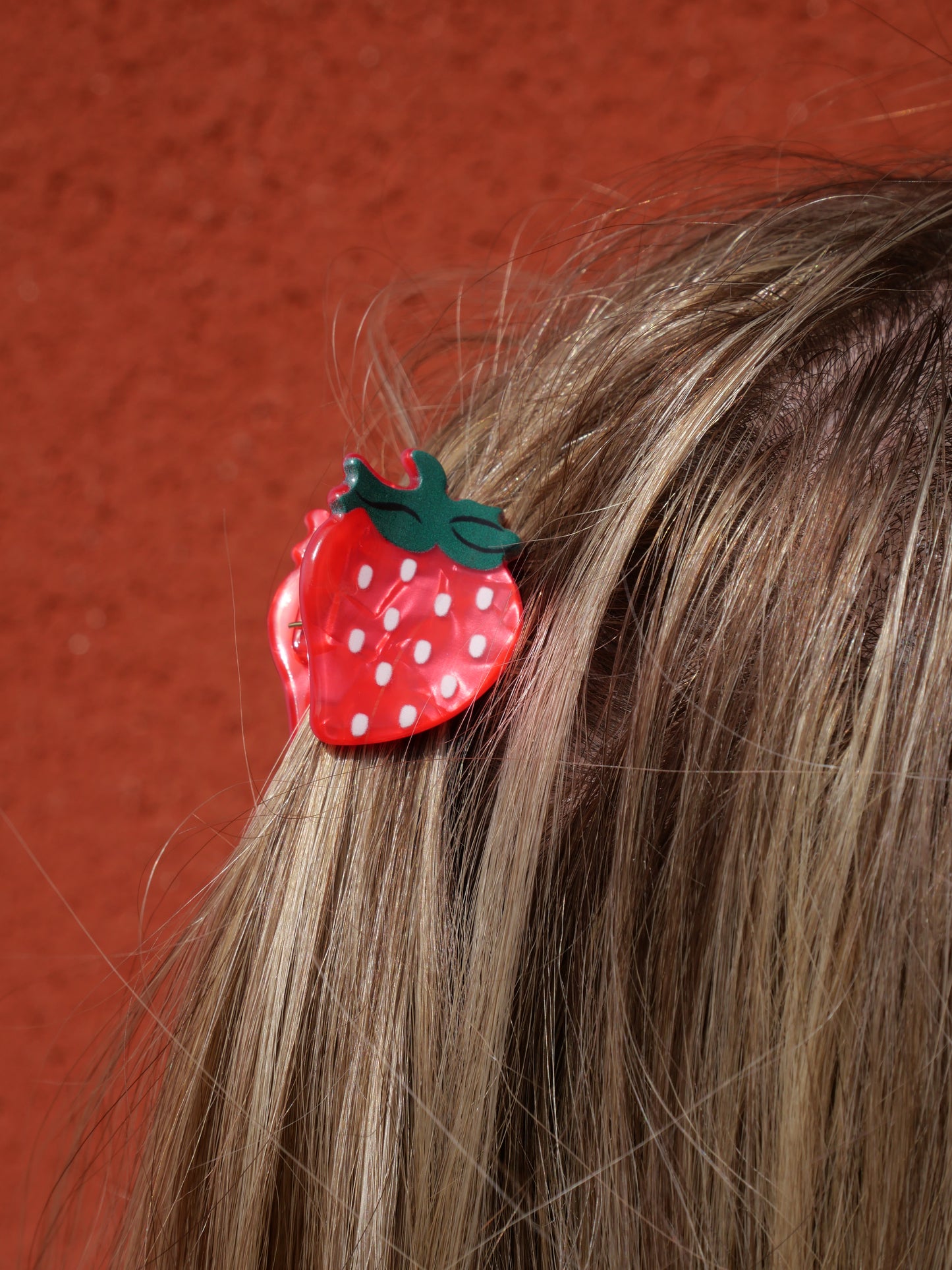 Les petites fraises - Pinces à cheveux fantaisie — Format XS