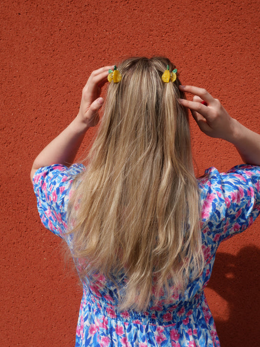 Les petits citrons - Pinces à cheveux fantaisie — Format XS