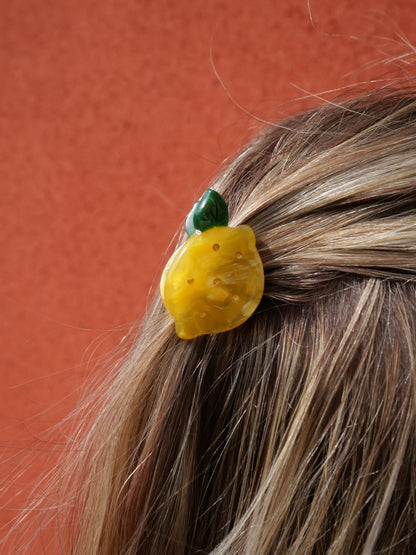 Les petits citrons - Pinces à cheveux fantaisie — Format XS
