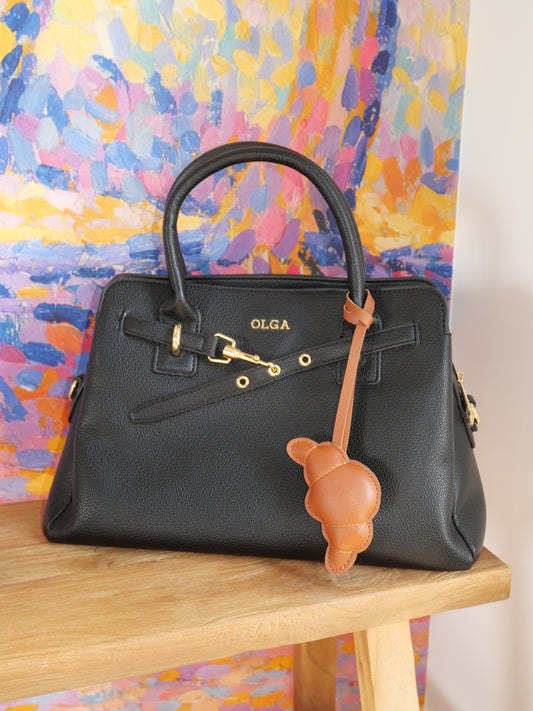 Bijou de sac Croissant — Camel