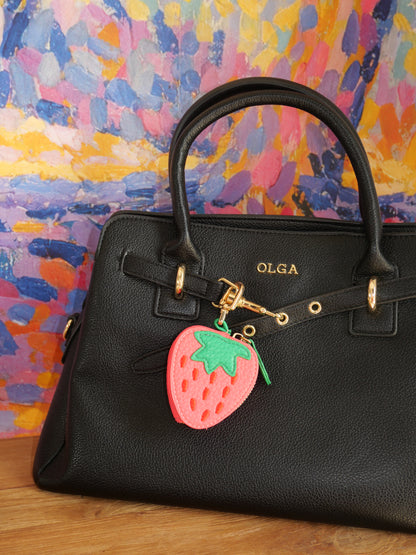 Bijou de sac Fraise — Mini porte-monnaie