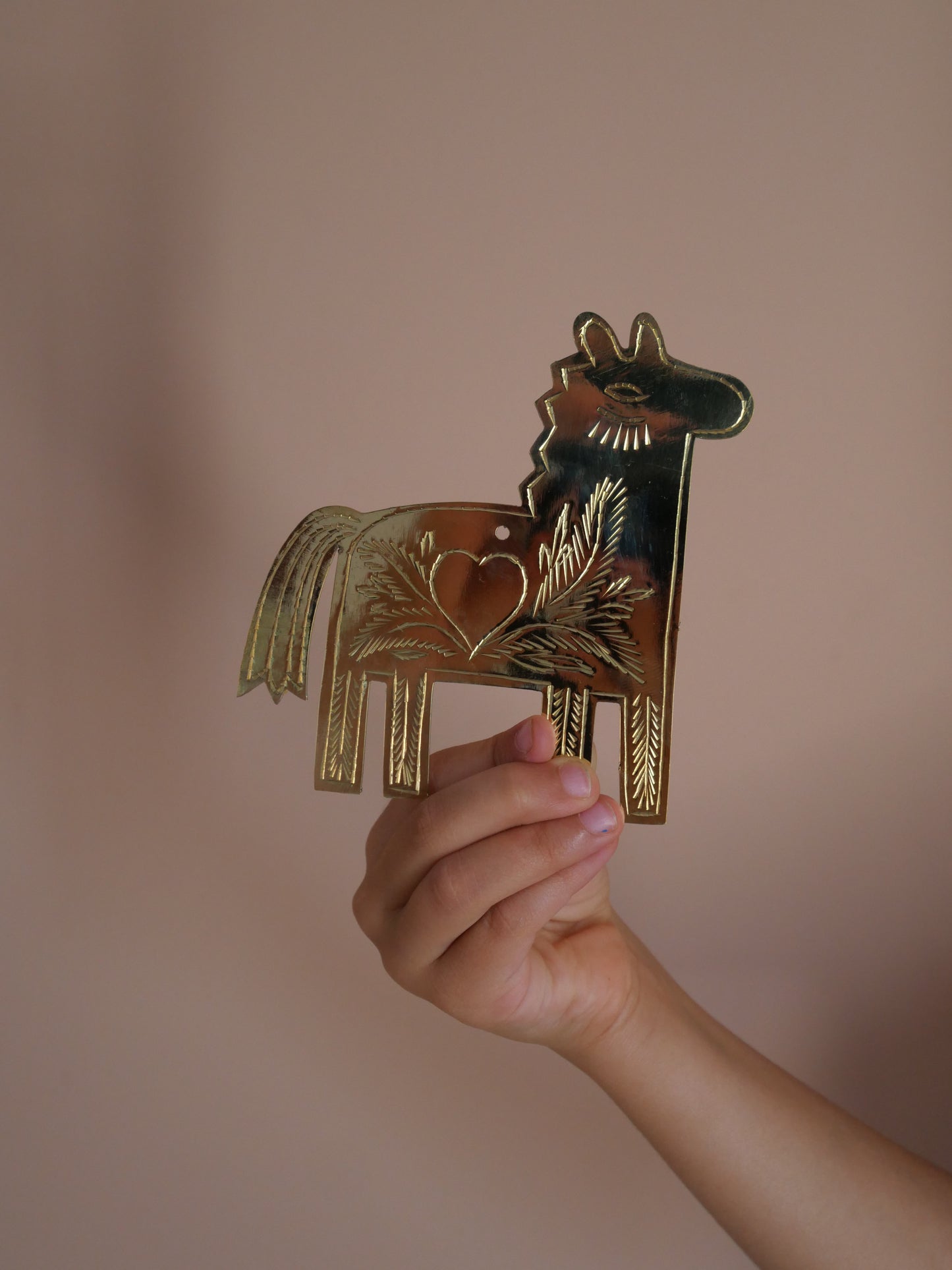 Cheval en laiton