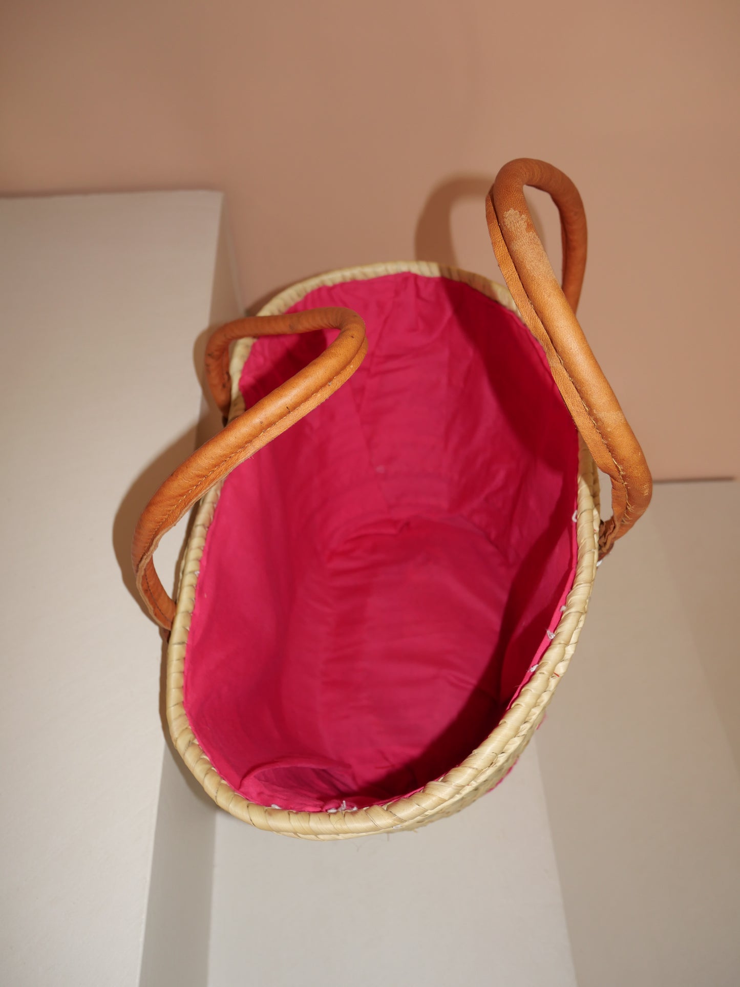 Sac en osier mama is out of service | Cabas de plage triangulaire