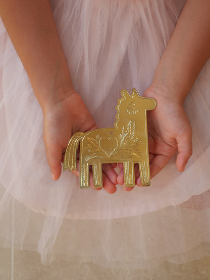 Cheval en laiton