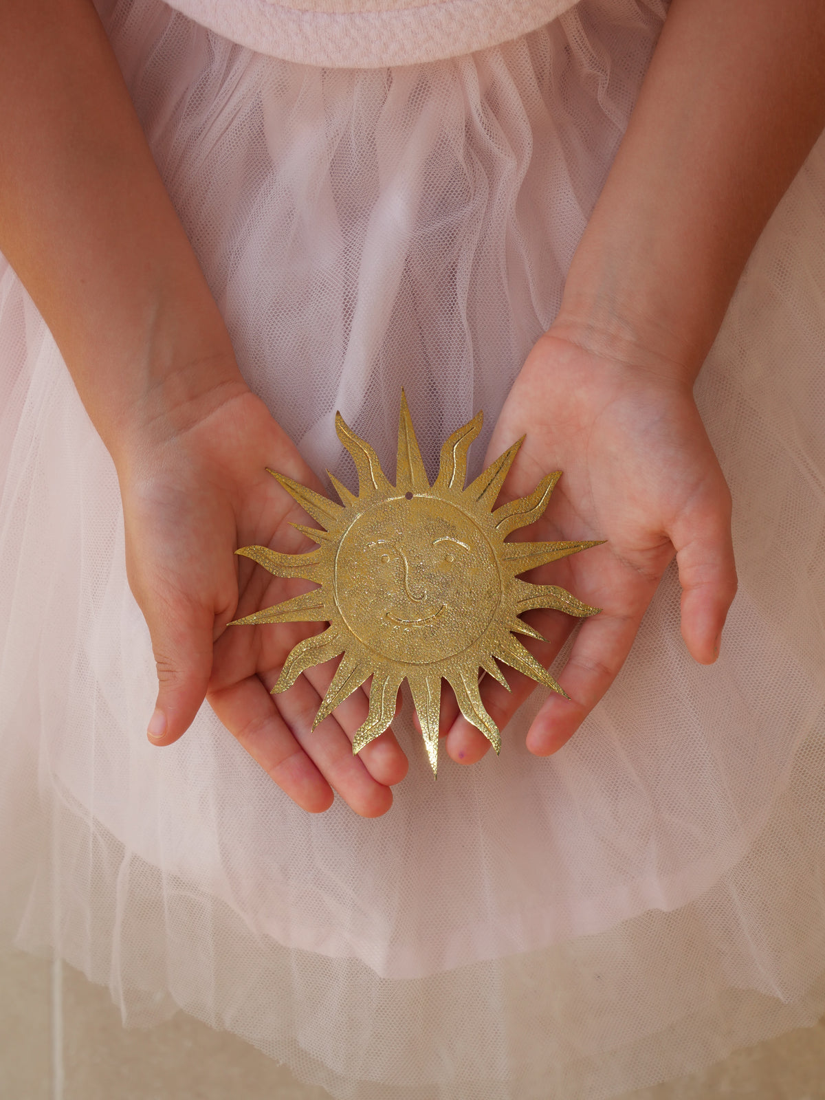 Soleil mystique en laiton