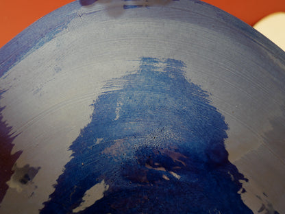 Modèle en stock - La Coupe est pleine – coupe de fruits blanc et émaillée en bleu - version M